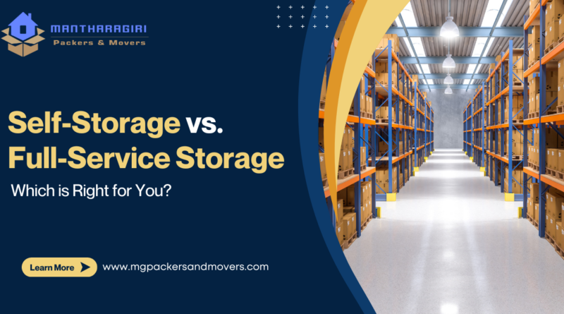 Self-Storage vs. Full-Service Storage: Which is Right for You?